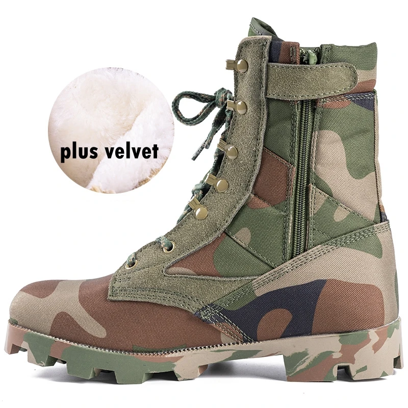 Climbing Shoe Beginner - Camouflage Tactical Climb Boots Men High