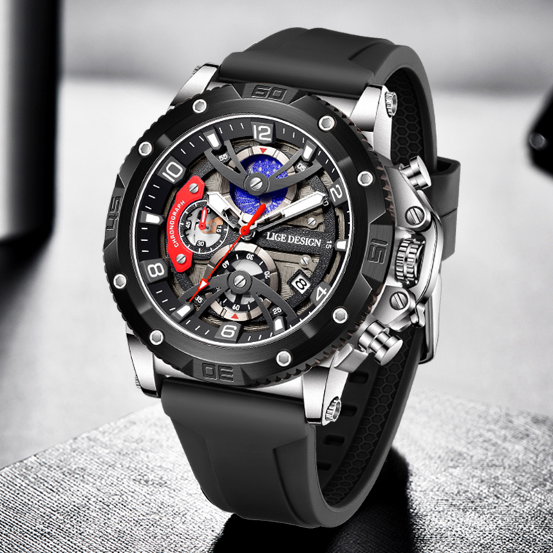 LIGE Top Brand Luxury Men Watc - огляд і ціна Outdoor Sport Smart Watch