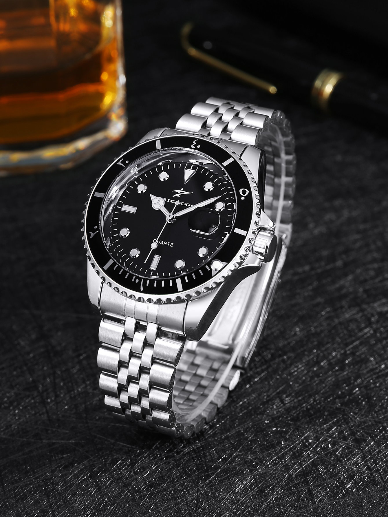 RICECGO Men's Steel Strip Quar - огляд і ціна Outdoor Sport Smart Watch