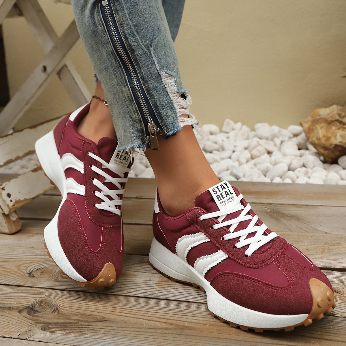 Women Sneakers Spring New Casu - огляд і ціна Outdoor Sport With Sticks