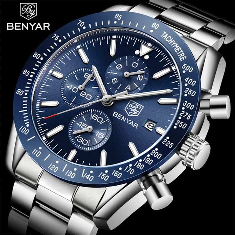 Men Watch BENYAR Top Brand Lux - огляд і ціна Outdoor Sport Smart Watch