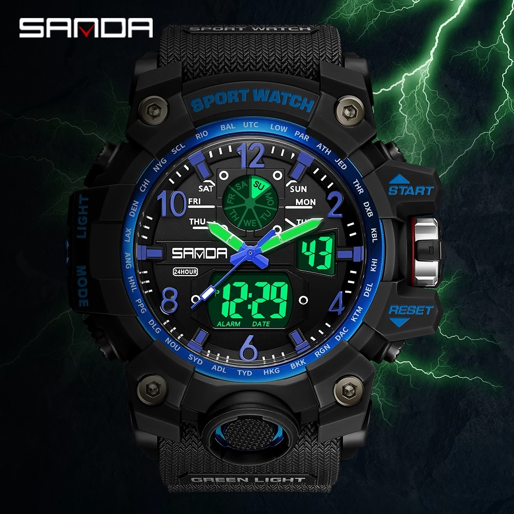 SANDA 30169 Top Sports Men's W - огляд і ціна Outdoor Sport Smart Watch