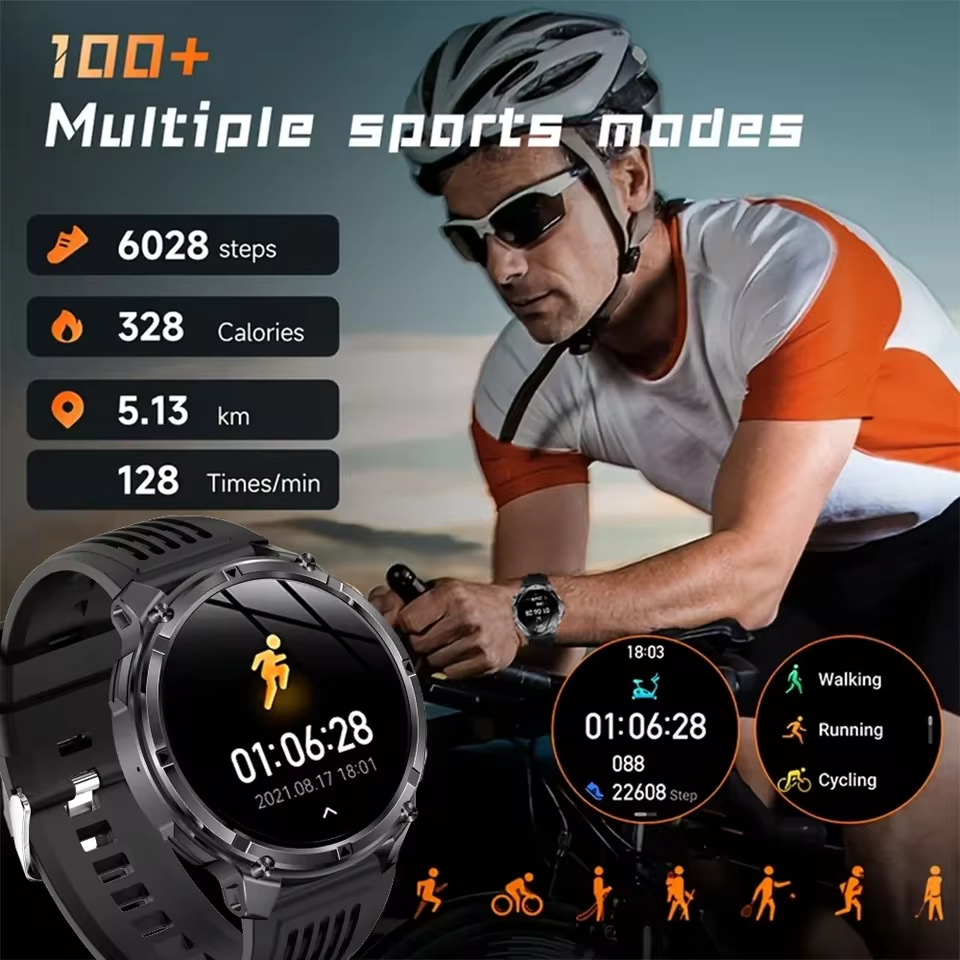 2026 New T-Rex3 Pro 1100mAh Ba - огляд і ціна Outdoor Sport Smart Watch