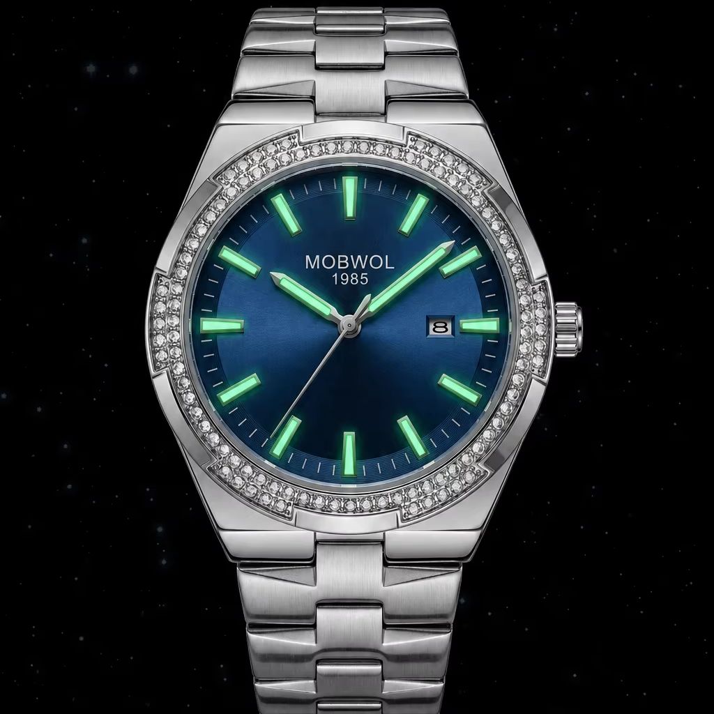 MOBWOL Elegant Men Stainless S - огляд і ціна Outdoor Sport Smart Watch