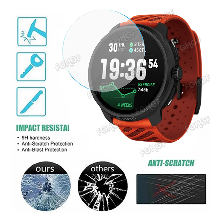 Tempered Glass Protective Film - огляд і ціна Outdoor Sport Smart Watch