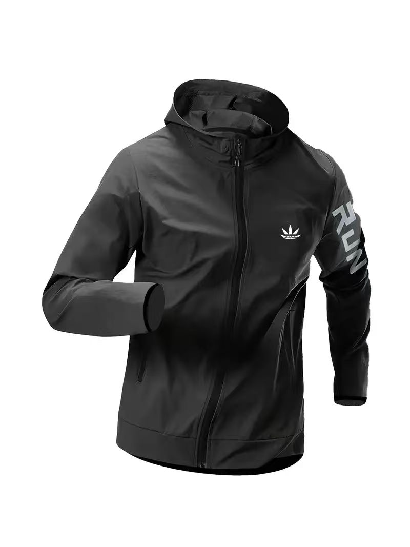 Mens Run Hooded Windbreaker Ja - огляд і ціна Outdoor Sport Waterproof Jacket