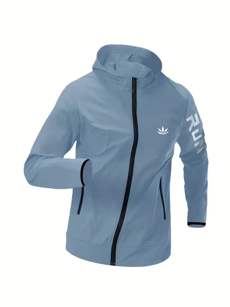 Mens Run Hooded Windbreaker Ja - огляд і ціна Outdoor Sport Waterproof Jacket