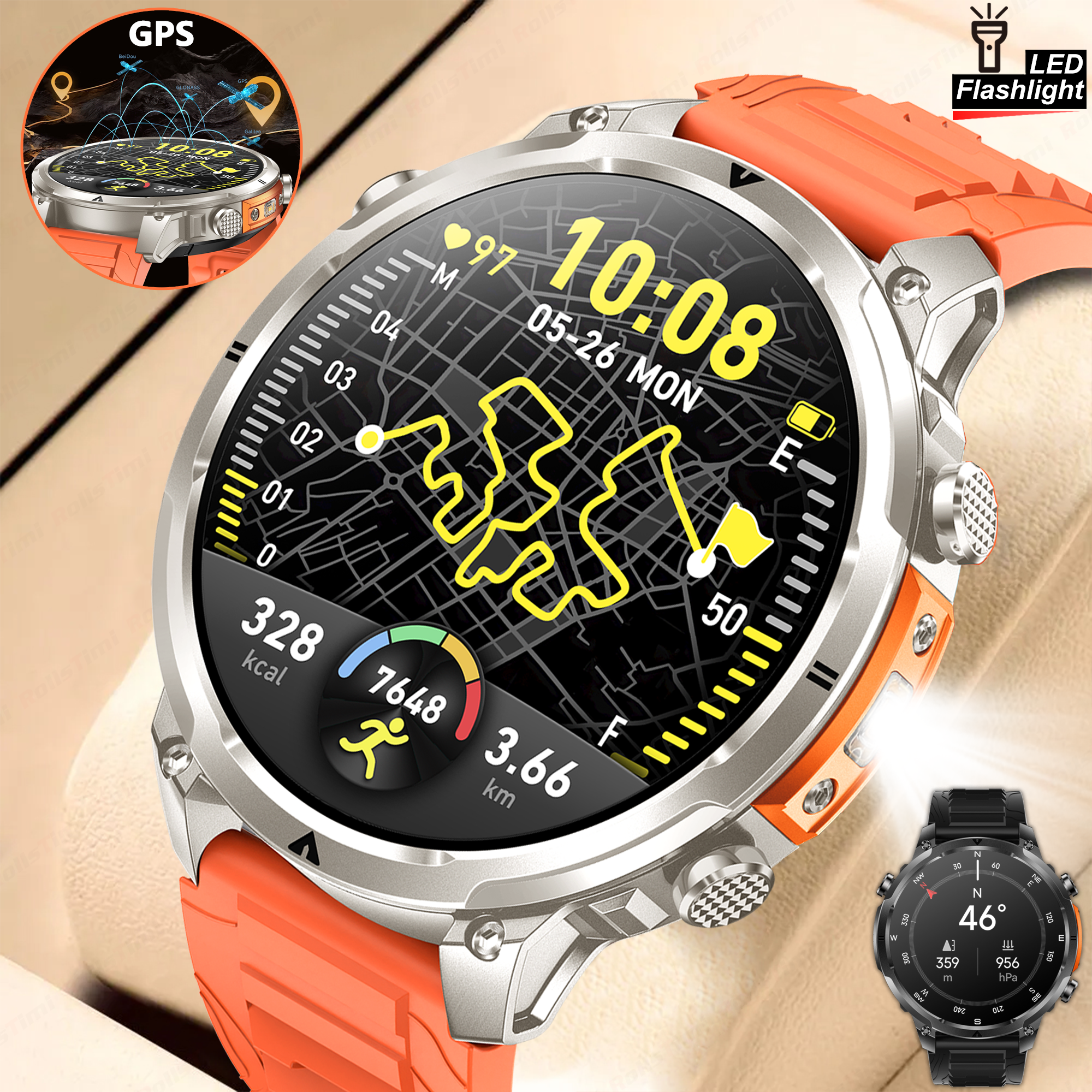 Outdoor GPS Sports Smart Watch - огляд і ціна Outdoor Sport Smart Watch
