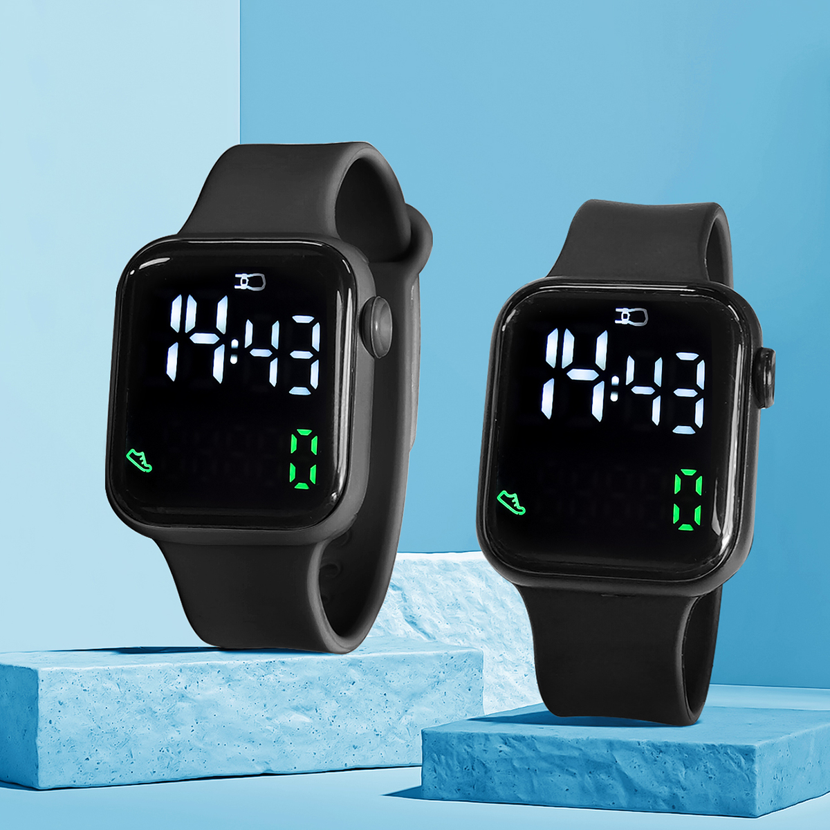 New 2PCS Student Minimalist Sm - огляд і ціна Outdoor Sport Smart Watch